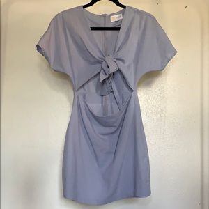 Front tie dress